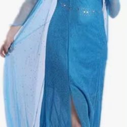 Elsa Frozen Dress Adult Medium