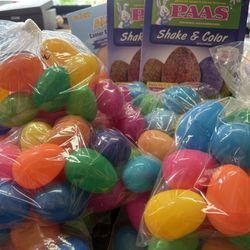 18 Ct Plastic Easter Eggs