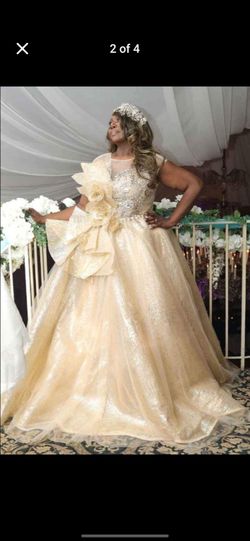 PLUS SIZE 2-IN-1 WEDDING & RECEPTION GOWN