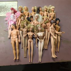 Lot #2 15+ Naked Barbies