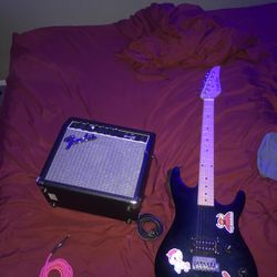 guitar and amp