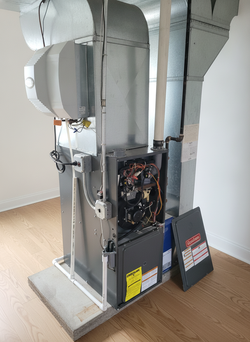 Goodman GMS960703BN 70k BTU 96% AFUE Gas Furnace + Aprilaire Humidifier