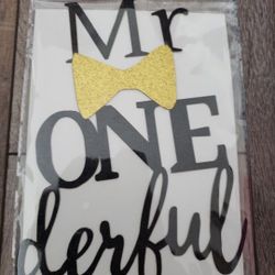 Mr. ONEderful Party Decor
