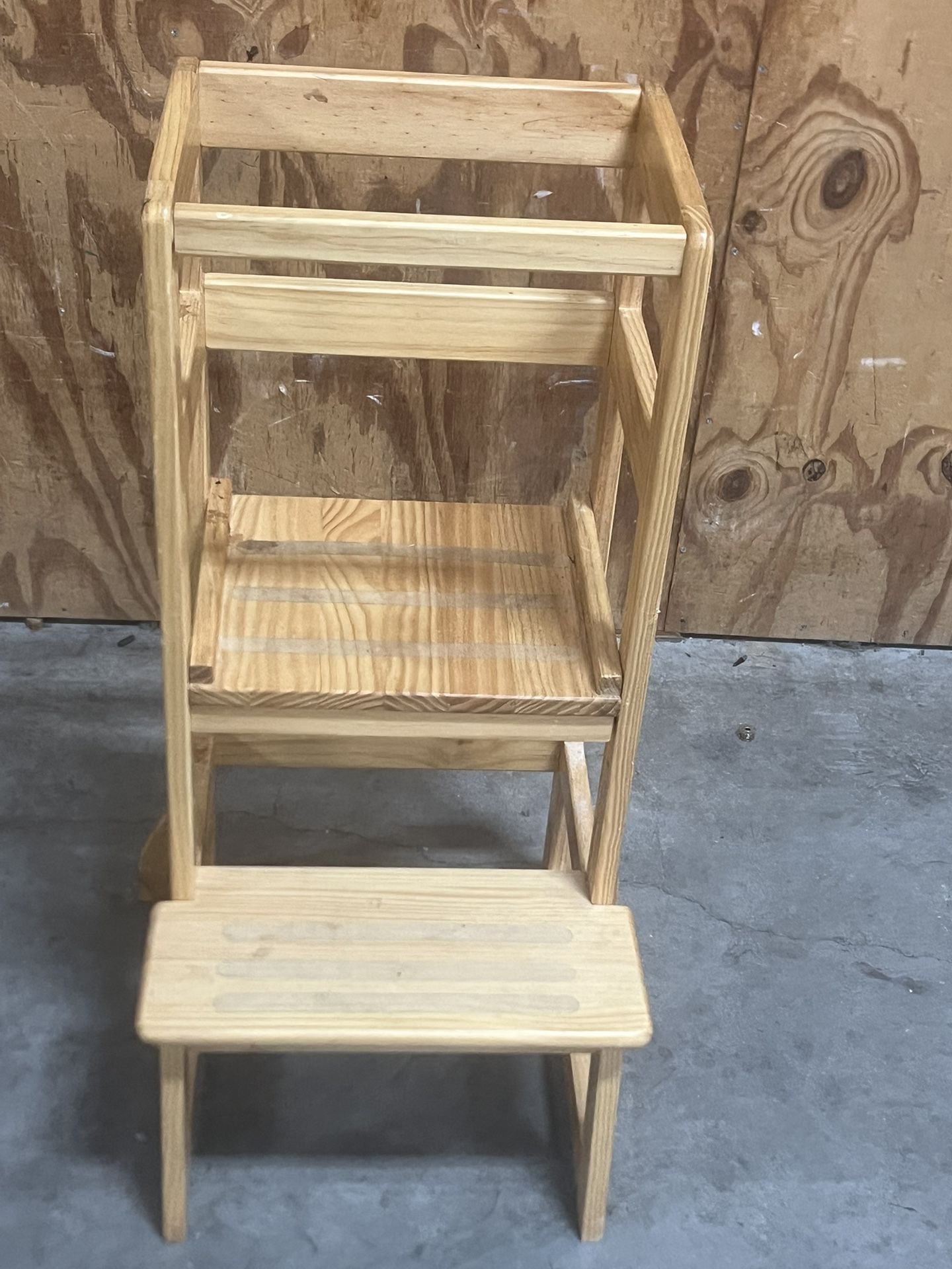 SDADI Natual Wood Kids Step Stool Mothers Helper Adjustable Height great condition location below 31705 Wesley Chapel blvd Fl 33543 Storage Mart