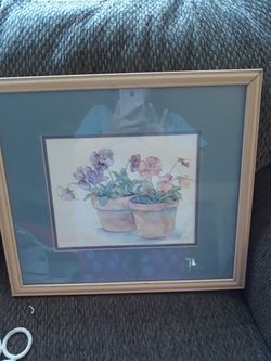 Wall art new 2 flower pots