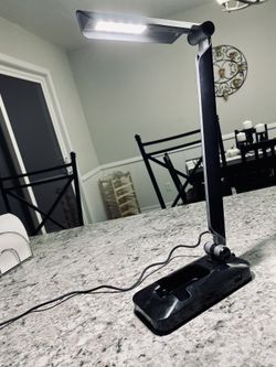 Folding LED Desk Lamp, Black