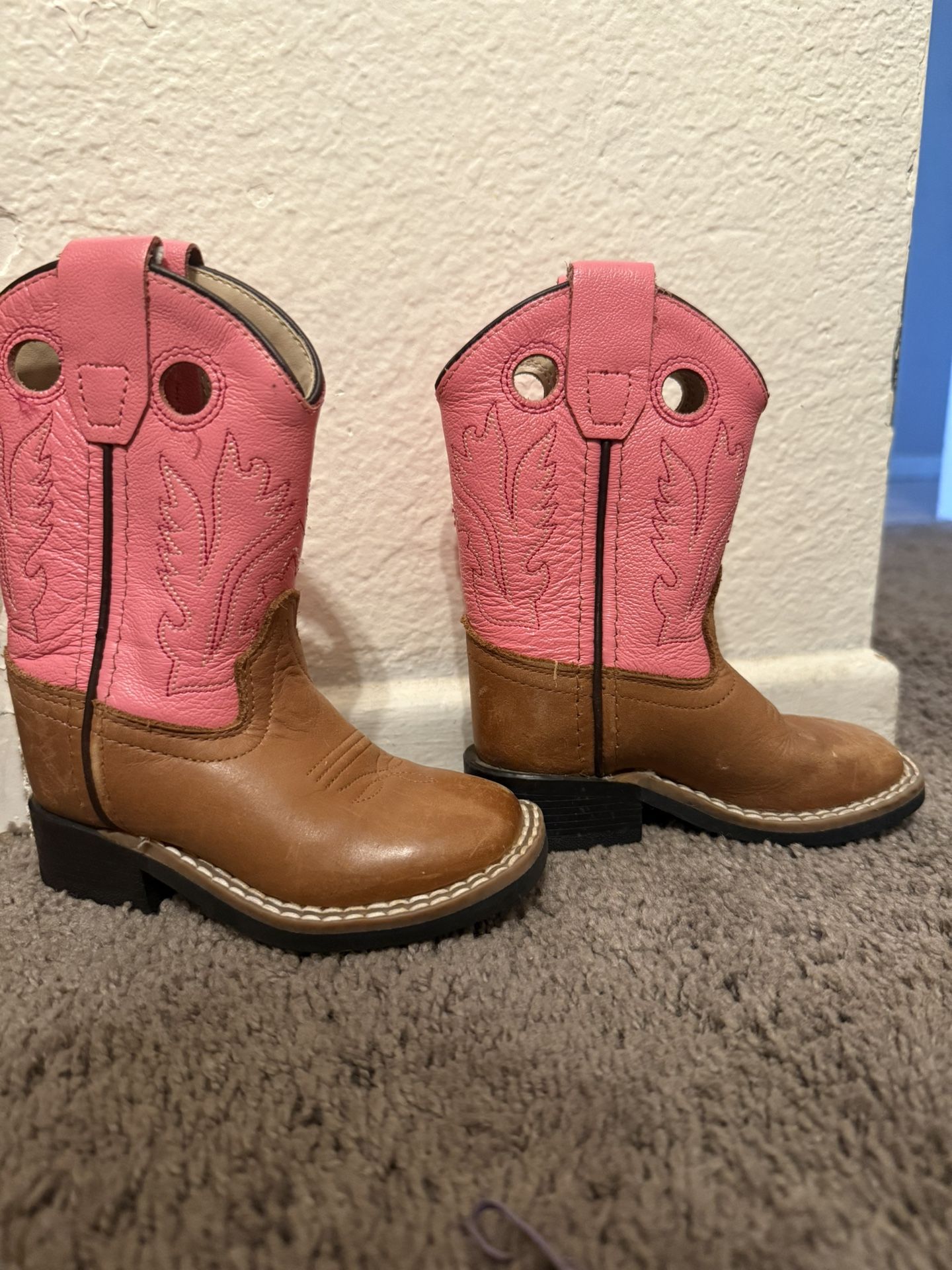 Girls Toddler Pink Boots 