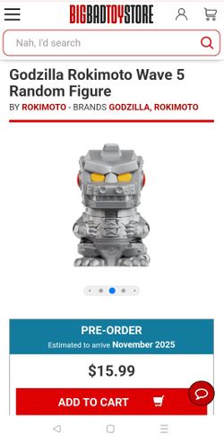 Godzilla Blind Box Figure