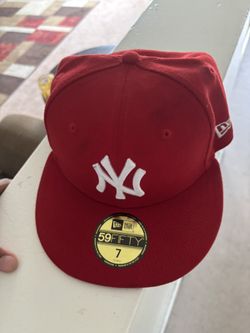 red NY Hat 