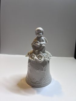 Porcelain Angel Bell