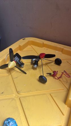 RC Plane Glow Engines with Props and Wheels