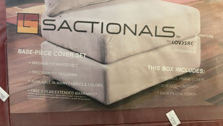 LoveSac Sectionals Base Cover Red Velvish (4)