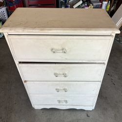 white dresser