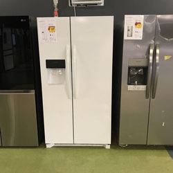 Frigidaire Side By Side Refrigerator With Water Dispenser In White 🔥