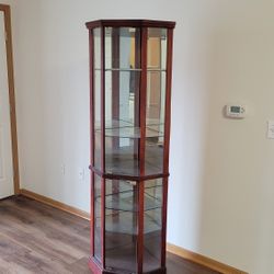 6-shelf Corner Curio Cabinet