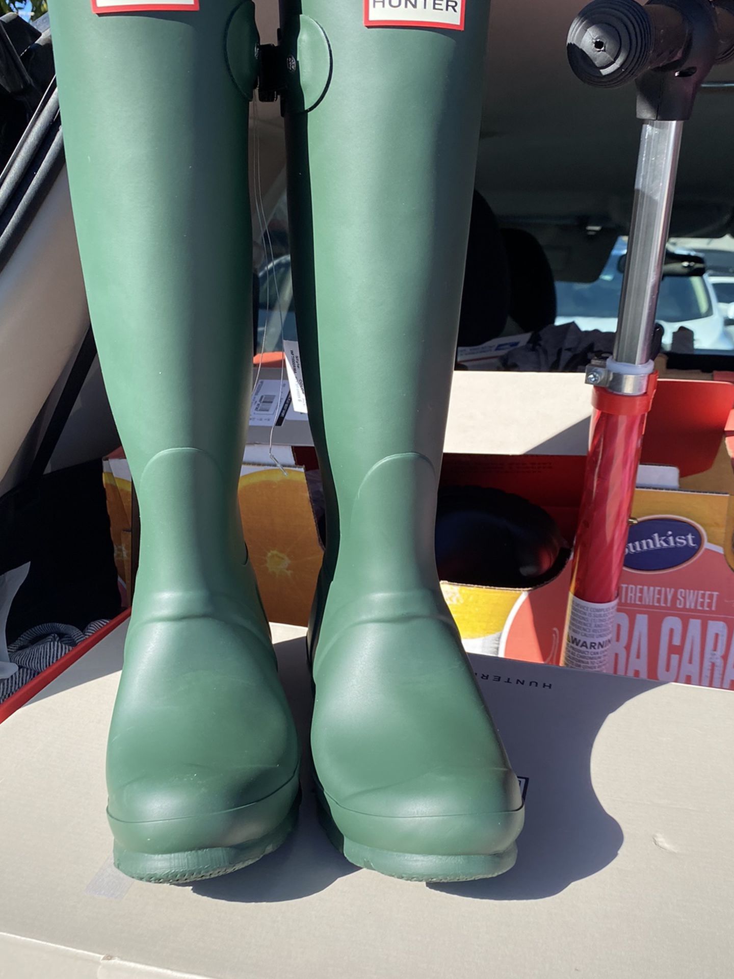 Hunter Original Tall Green Boots. Brand New In All Original Packaging!!!! Size 6!