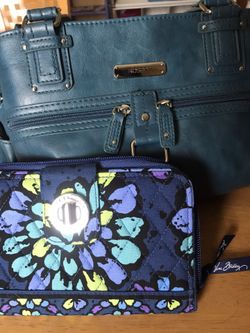 Vera Bradley wallet w/Rosetti purse
