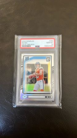 Bo Nix Optic Rated Rookie Refractor!!!PSA 10!!!