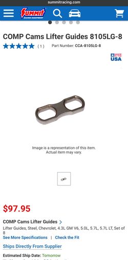 New  Comp Cam Lifter Guides