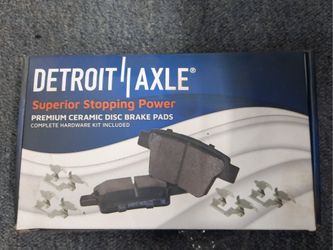 Detroit Axle 2005-2010 GMC Sierra/Chevy Silverado 2500 H X Or 3500 R Dics Brake Ceramic Pads