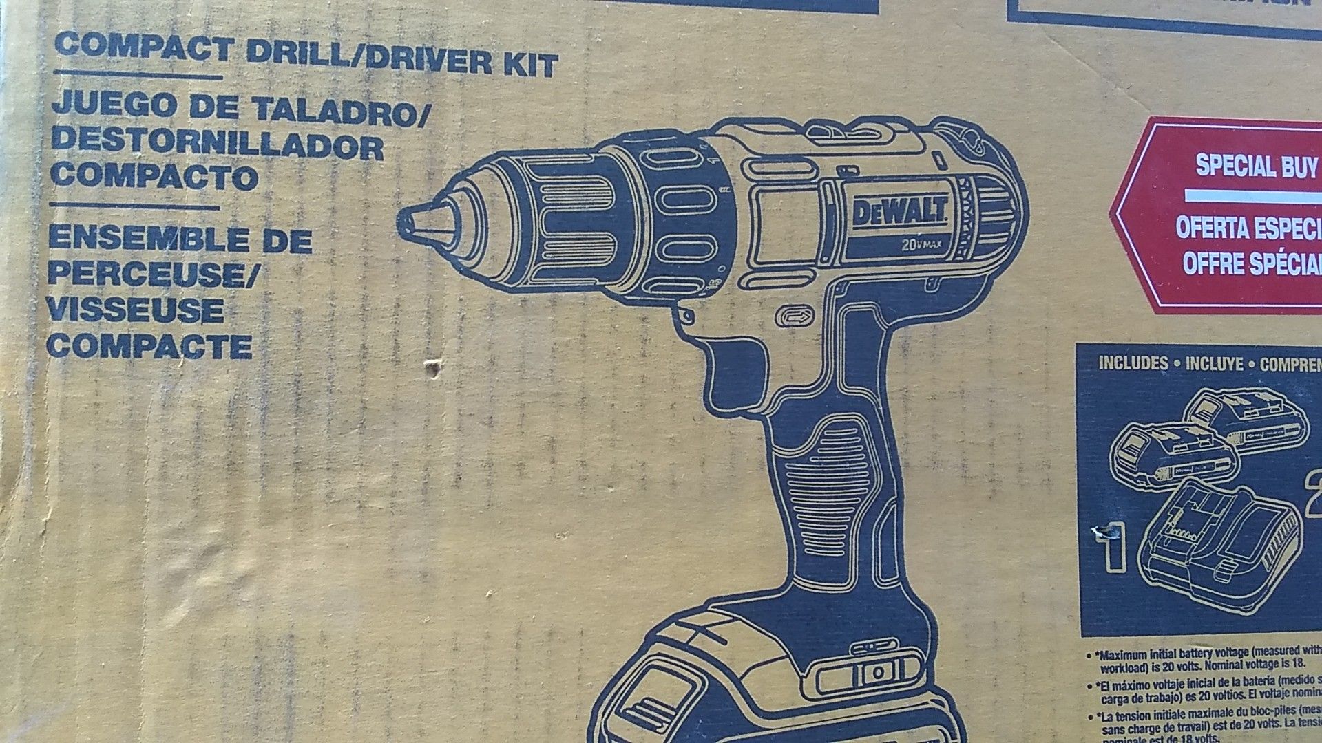 DeWalt compact compact drill/driver kit