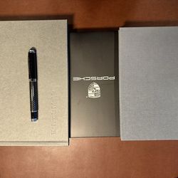 Genuine Porsche Notebook + Tabletop History Book + Porsche Pen (Dealer Set)