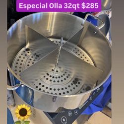 Olla Tamalera Vaporera 32 Qt Capacidad 100 Tamales Birria Pozole Menudo Barbacoa $275.00 Especial Princess House Ventas Finales 