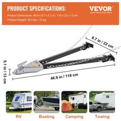 Adjustable Towing Bar