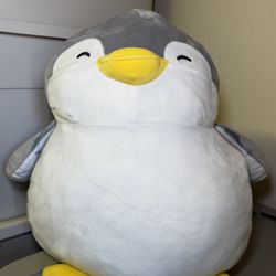 Authentic Miniso Large Penguin Plush – Ultra-Soft Squishy Stuffed Animal