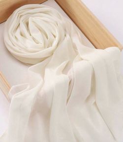 New Casual Solid Color Chiffon Scarf