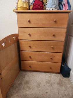 Two Twin Beds And Dresser