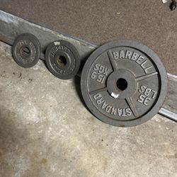 Universal Weight Set And Barbells. 