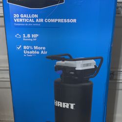 Hart 20Gal 200psi 1.8hp Oil-Free Air Compressor - New