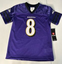 Kids NFL Ravens Jersey Size Small 6-