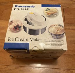Panasonic EZ Ice Cream Maker BH-941P Battery Powered Cordless