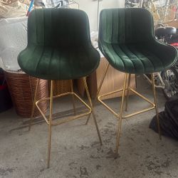 Green Bar Stools 