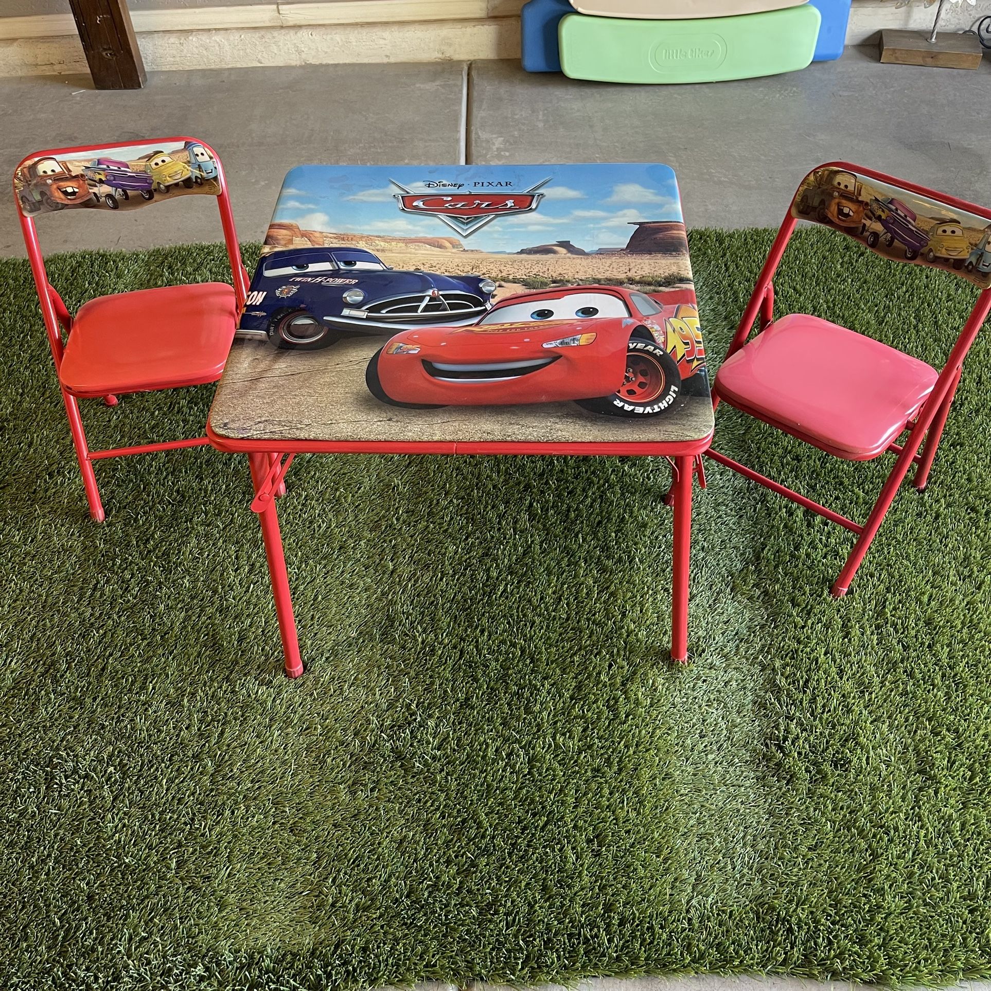 Cars π Kids Folding Card Table And Chairs
