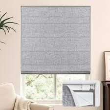 NEW 22 X 48 GREY ROMAN SHADE