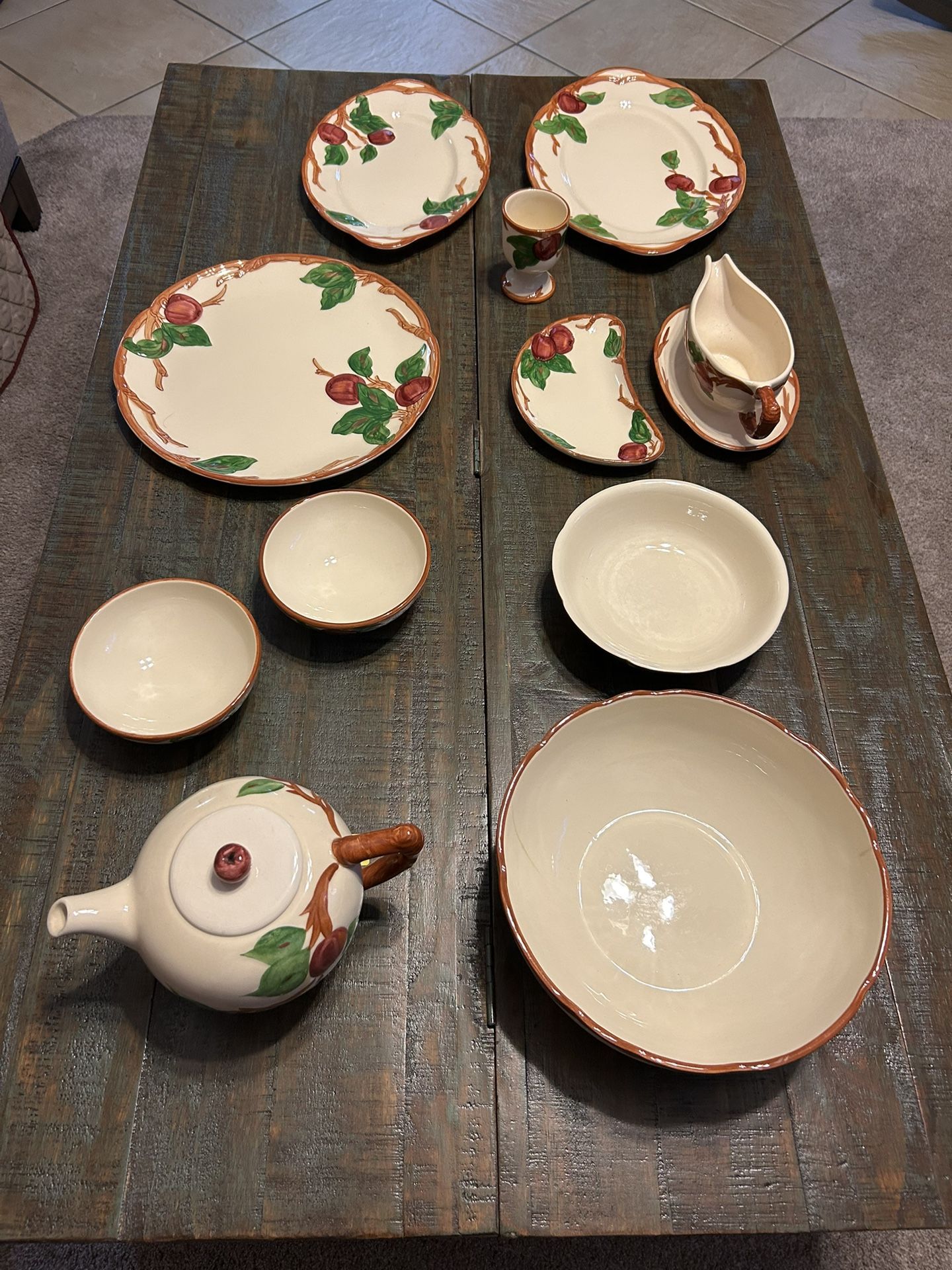 Vintage Franciscan Apple Serve Ware — Separately Priced 