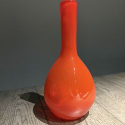 Orange Longneck Vase 