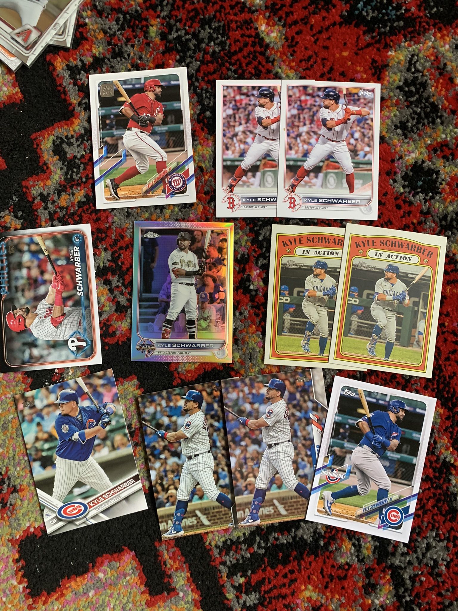 Kyle Schwarber Card Lot