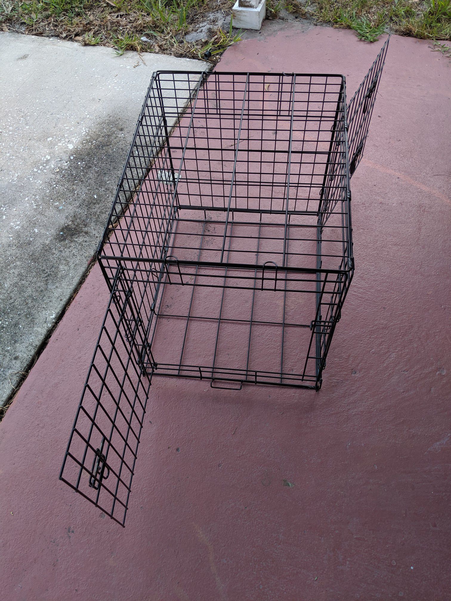 Small dog crate and carry on bag