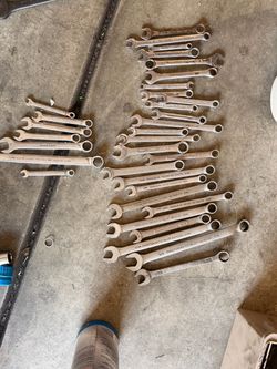 Mixed Combination Wrench Lot – Proto, Craftsman & More