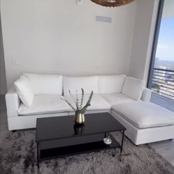 IKEA Black Glass Coffee Table 