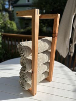 Bathroom Towel Holder - Reclaimed Wood