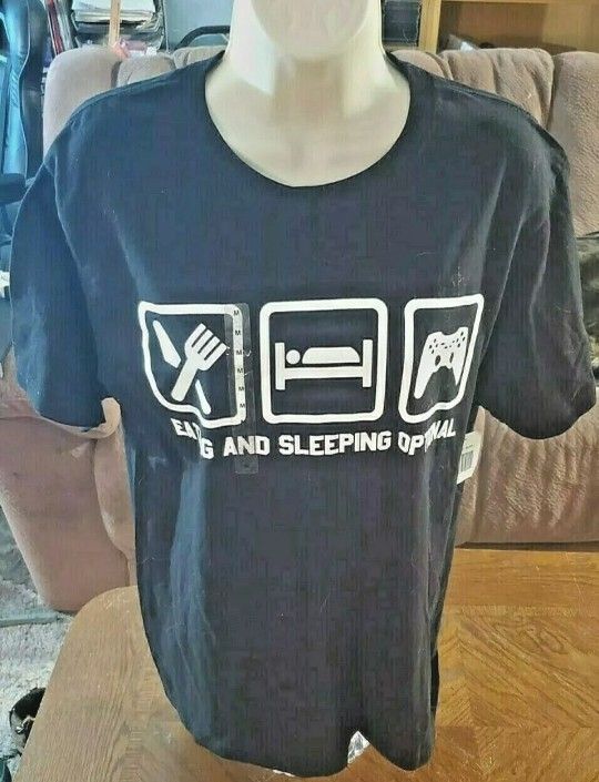 Men"s / Uisex Video.Gamer: Eating. & Sleeping Optional