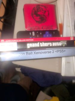 PS5 and Nintendo switch games