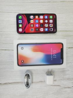 IPHONE X ..64GB. UNLOCK FOR ANY SIM CARD