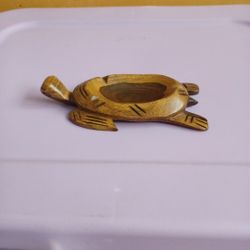 Wood Turtle Trinket Holder