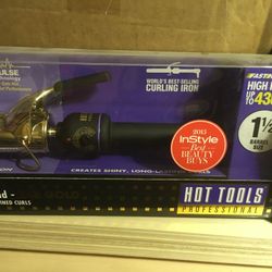 Hot Tools 1.5" Salon Curling Iron wand